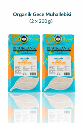Organik Gece Muhallebisi 200 gr - PESTİSİT VE AFLATOKSİN ANALİZLİ - 2 x 200 gr - 1