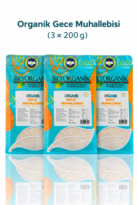 Organik Gece Muhallebisi 200 gr - Pestisit ve Aflatoksin Analizi - 3 x 200 gr - 1