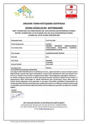 Organik Gece Muhallebisi 200 gr - Pestisit ve Aflatoksin Analizli - 3