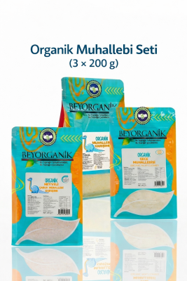 Organik Muhallebi Seti - 3 x 200 gr - 1