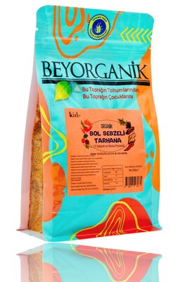 Organik 10 Sebzeli Tarhana 200 gr - PESTİSİT VE AFLATOKSİN ANALİZLİ - 1