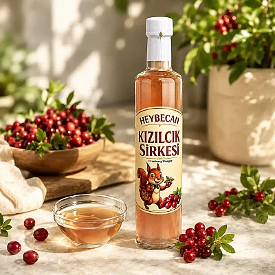 Kızılcık Sirkesi 500 ml - 6