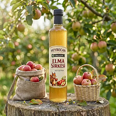Organik Elma Sirkesi 500 ml - 6