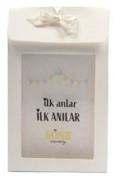 Bebek Anı Kartları 40 adet - Pembe - Mavi - 5