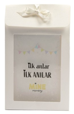 Bebek Anı Kartları 40 adet - Pembe - Mavi - 5