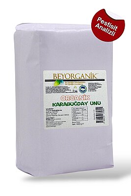 Organik Çiğ Karabuğday Unu 1000 gr (Pestisit ve Aflatoksin Analizli) - 1