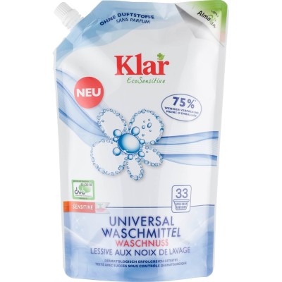 Organik Sabun Cevizi Özlü Sıvı Çamaşır Deterjanı (Kokusuz) 1,5l Eko-Ambalaj - 2