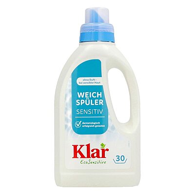 Klar Organik Çamaşır Yumuşatıcısı 750 ml Kokusuz - 1