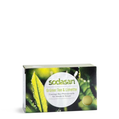 Katı El ve Vücut Yıkama Sabunu - Yeşil Çay & Misket Limonu – 100 gr - 1