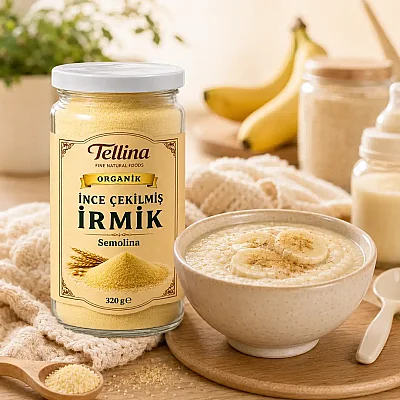 Organik Bebek İrmiği 320 gr - İnce Çekilmiş - 5