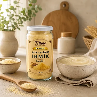 Organik Bebek İrmiği 320 gr - İnce Çekilmiş - 6
