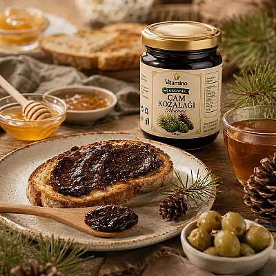 Organik Kozalak Macunu 240 gr - 4