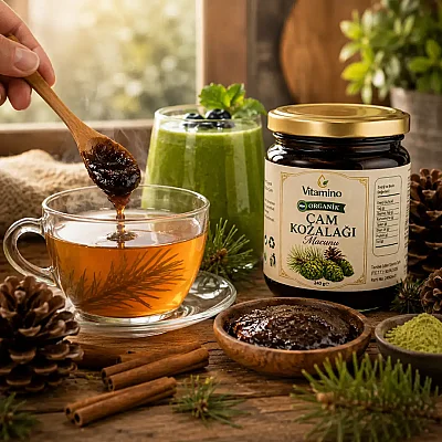 Organik Kozalak Macunu 240 gr - 8